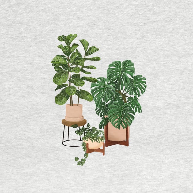 House Plants Illustration 26 by gusstvaraonica